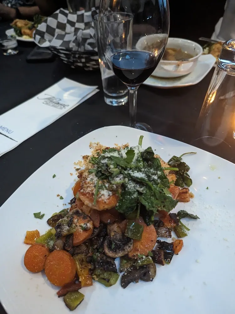 House Specialty Salmon with Grilled Vegetables
